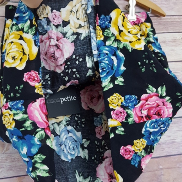 NWT ASOS Petite Floral Pocket Skirt Size 4 - Picture 5 of 7